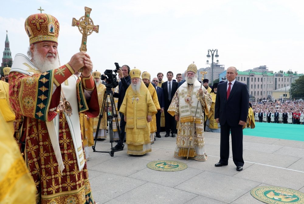 Владимир Путин: Крещение Руси стало преображающей духовной силой для православных