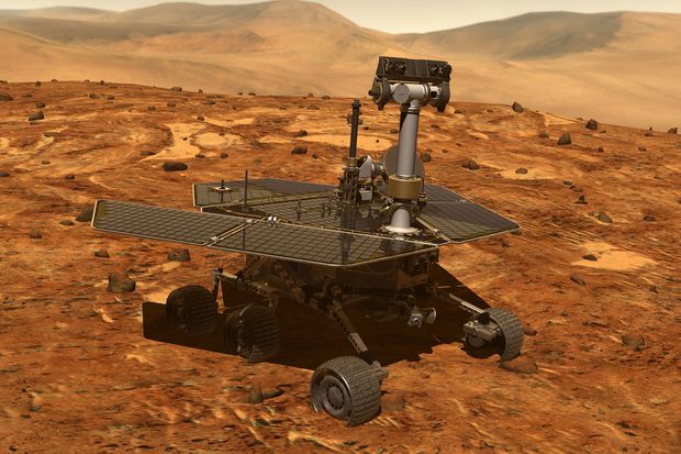 Марсоход Opportunity до сих пор молчит из-за пылевой бури на Марсе