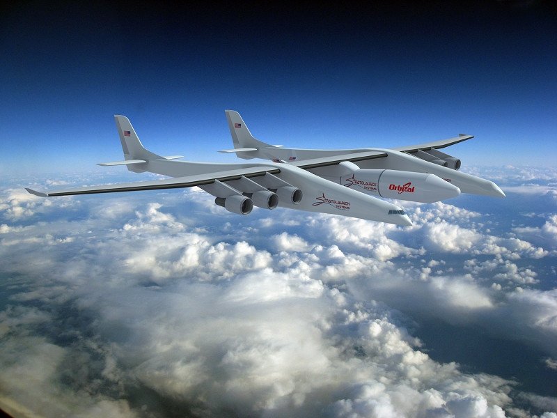 Stratolaunch: самый большой самолёт в мире совершил первый полёт