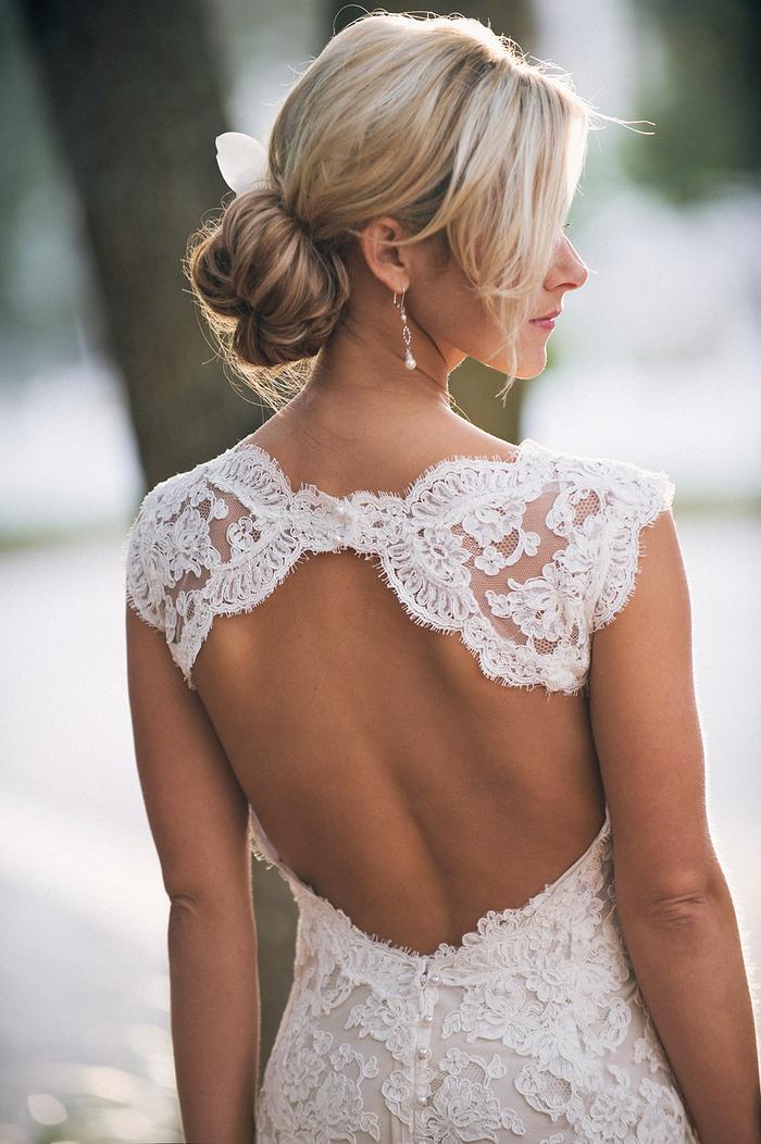 Custom Made A line Backless V neck Lace Wedding Dresses, Lace Wedding Dress, Lace Bridal Dresses, Bridal Gown ,Lace Wedding Gowns,Lace Dress, Weddings and Events