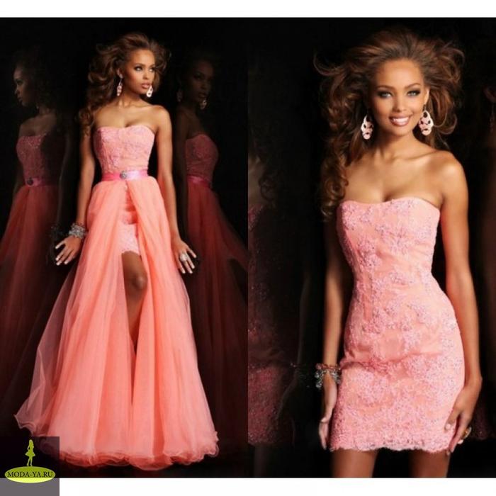 Картинки по запросу вечернее платье со съемной юбкой