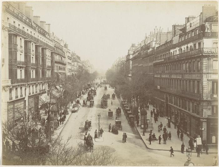 1850-е. Бульвар Монмартр