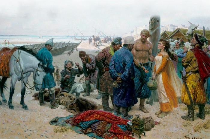 Викинги были очень активными работорговцами и только некоторых рабынь оставляли себе.