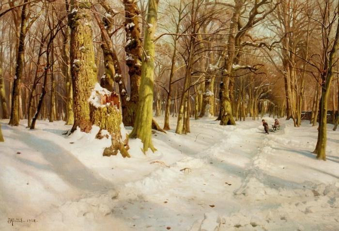 Работы художника Peder Mørk Mønsted (Петер Мёрк Мёнстед 1859 г. - 1941 г.). Часть 3. (45 фото)