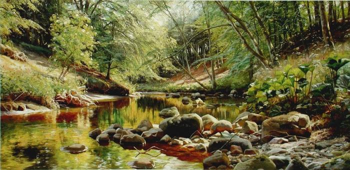 Работы художника Peder Mørk Mønsted (Петер Мёрк Мёнстед 1859 г. - 1941 г.). Часть 3. (45 фото)