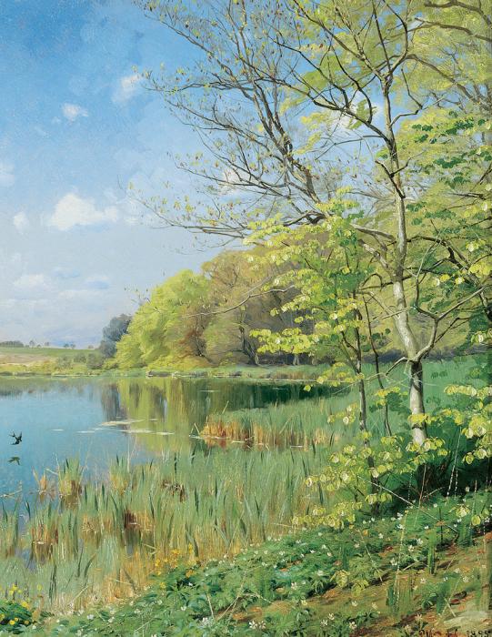 Работы художника Peder Mørk Mønsted (Петер Мёрк Мёнстед 1859 г. - 1941 г.). Часть 3. (45 фото)