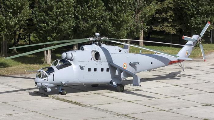 Ударный вертолет Ми-35 ВВС Индии