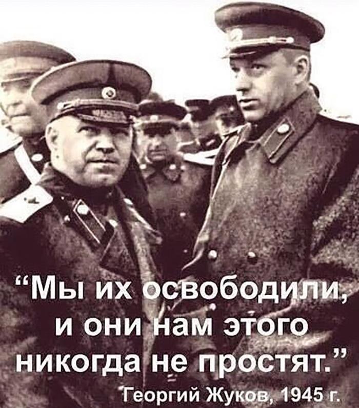 Жуков они нам не простят что мы их освободили. Смотреть фото Жуков они нам не простят что мы их освободили. Смотреть картинку Жуков они нам не простят что мы их освободили. Картинка про Жуков они нам не простят что мы их освободили. Фото Жуков они нам не простят что мы их освободили