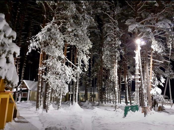 Наш парк вечером.