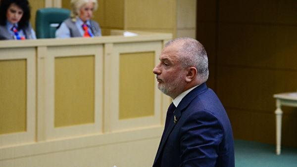  Андрей Клишас на заседании Совета Федерации РФ. 14 июня 2017