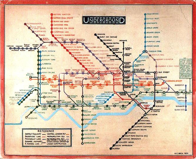 Как простой служащий придумал универсальную схему метро, сегодня ею пользуются во всём мире