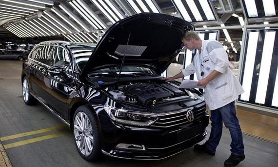 Производство VW Passat (Фольксваген Пассат) на заводе в Эмдене, Германия