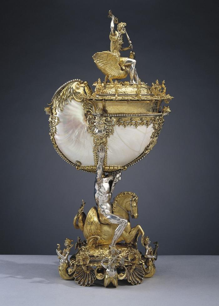 Nikolaus Schmidt (c. 1550/55-1609) Nautilus cup c. 1600