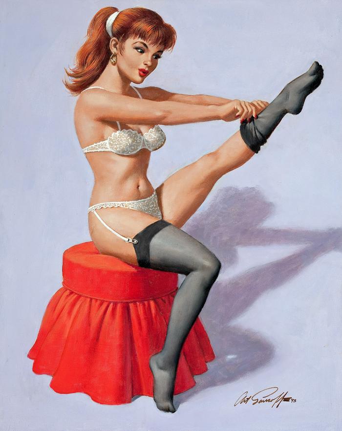 Girl pinupfiles vintage thong