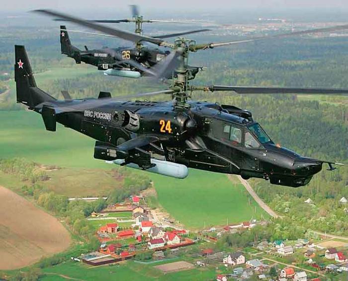 Полет над городом Ка-50 «Черная акула»