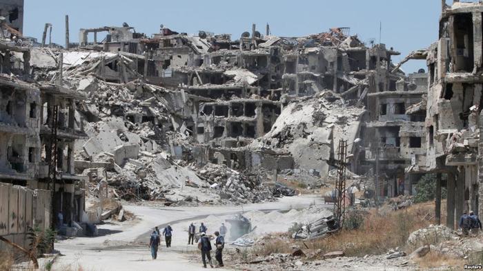 Руины города Хомс