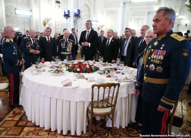 Торжественный прием в Кремле по случаю Дня Победы. 9 мая 2018 года