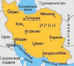 Карта Ирана. фото: яндекс картинки.