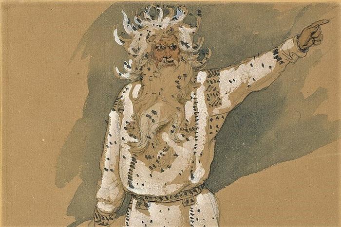 Виктор Васнецов "Дед Мороз", 1885 г.