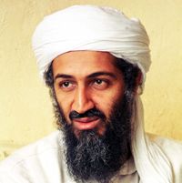 Портрет бен Ладена наложили на изображение Христа