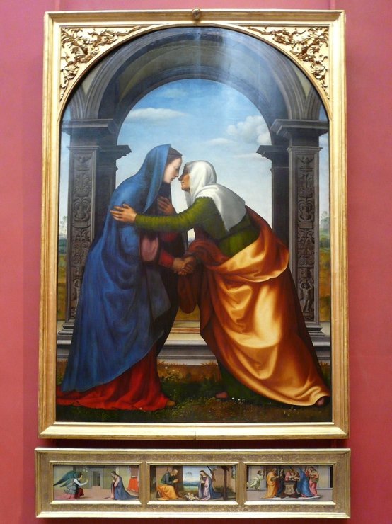 Мариотто Альбертинелли. Встреча Девы Марии и Святой Клизаветы.