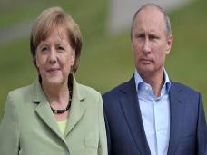 Путин и Меркель договорились о скорой встрече в "нормандском формате"