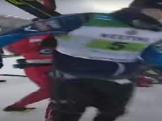 Скандал на Кубке мира: российский лыжник - росгвардеец ударил своего соперника финна