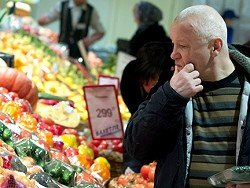 По мнению россиян, рост цен на продукты питания замедлился