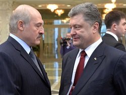 Порошенко и Лукашенко обсудили сотрудничество и ситуацию в Донбассе