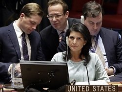 Постпред США при ООН пообещала, что Вашингтон не позволит обижать Израиль