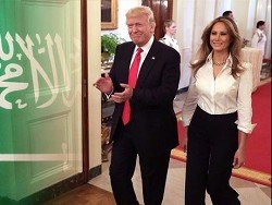 Жена Трампа отказалась покрывать голову в Саудовской Аравии