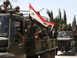 Силы сирийской армии установили контроль над частью сирийской пустыни вблизи Пальмиры