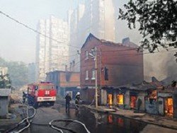 Причиной масштабного пожара в Ростове-на-Дону стали умышленные поджоги