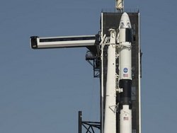 В США взлетел Crew Dragon компании SpaceX Илона Маска с астронавтами
