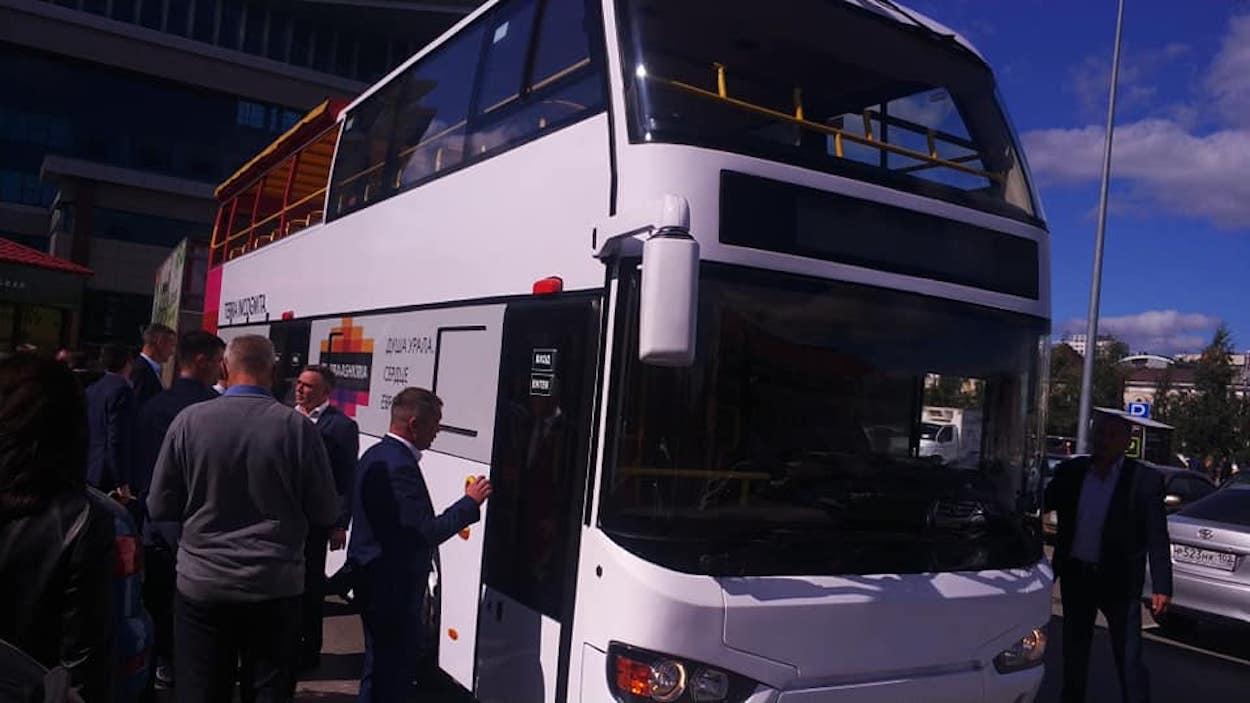 В Башкирии тестируют двухэтажные экскурсионные автобусы