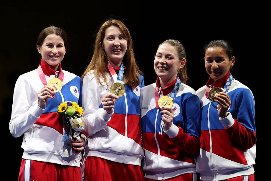 Российские рапиристки завоевали золото Олимпиады-2020 в Токио